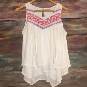 Embroidered Boutique Tank